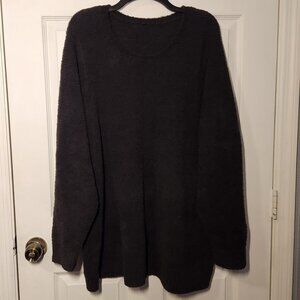 Fuzzy Grey Sweater - SOOO Comfortable - Size 3X